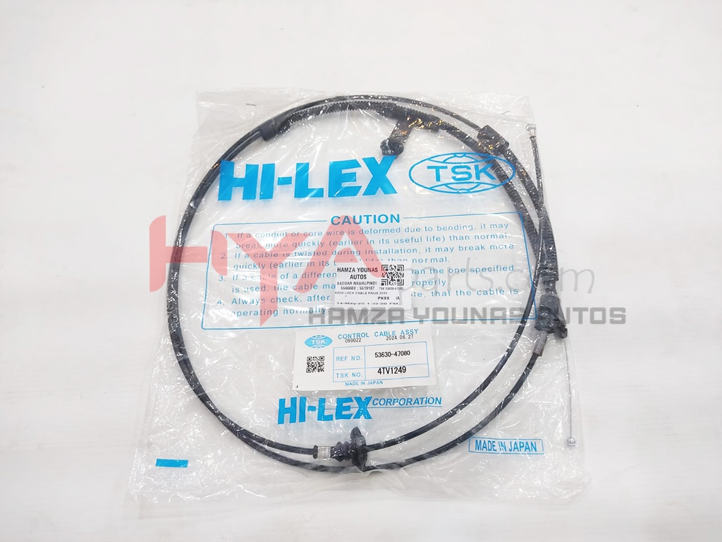 CABLE ASSY, HOOD LOCK CONTROL