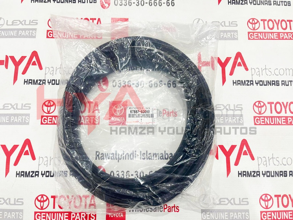 WEATHERSTRIP, BACK DOOR, NO.2