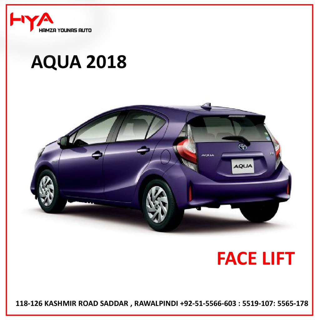 FL AQUA 2018 [FACE LIFT AQUA 2018 TOYOTA GENUINE]