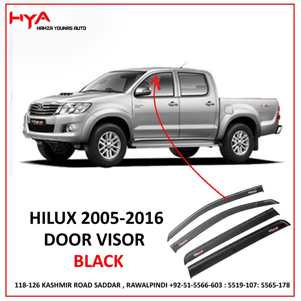 DOOR VISOR HILUX 2005 - 2016 AOS THAILAND