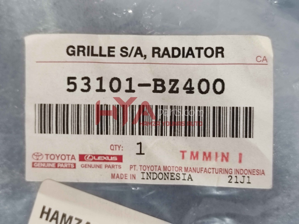 53101-BZ400 [GRILL , RADIATOR]