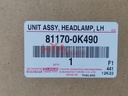 UNIT ASSY, HEADLAMP, LH