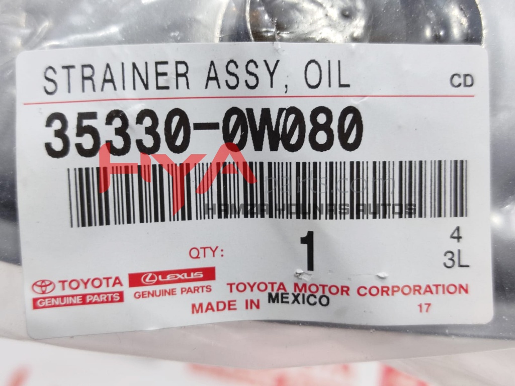 STRAINER ASSY, VALVE BODY OIL (GEAR OIL FILTER)