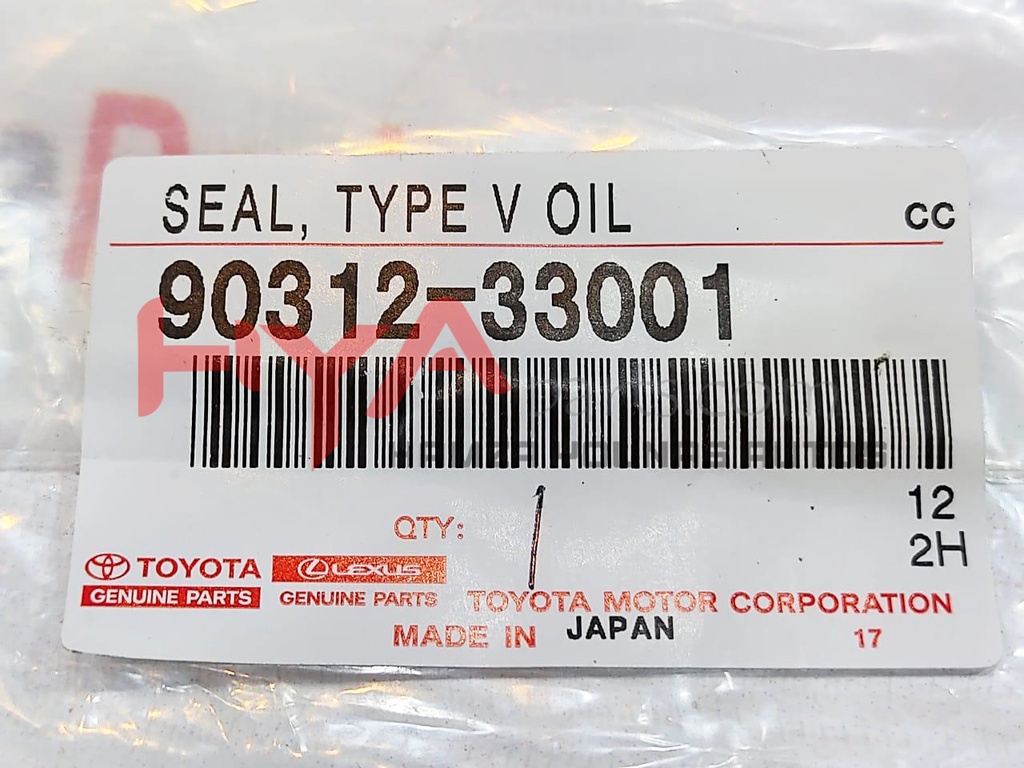 SEAL, OIL FOR FRONT AXLE HUB RH