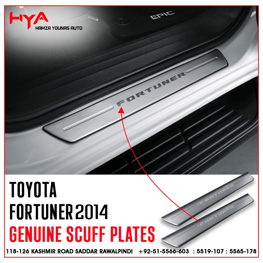 PZ024-0K025-01 [SCUFF PLATES FORTUNER 2014 TOYOTA GENUINE]