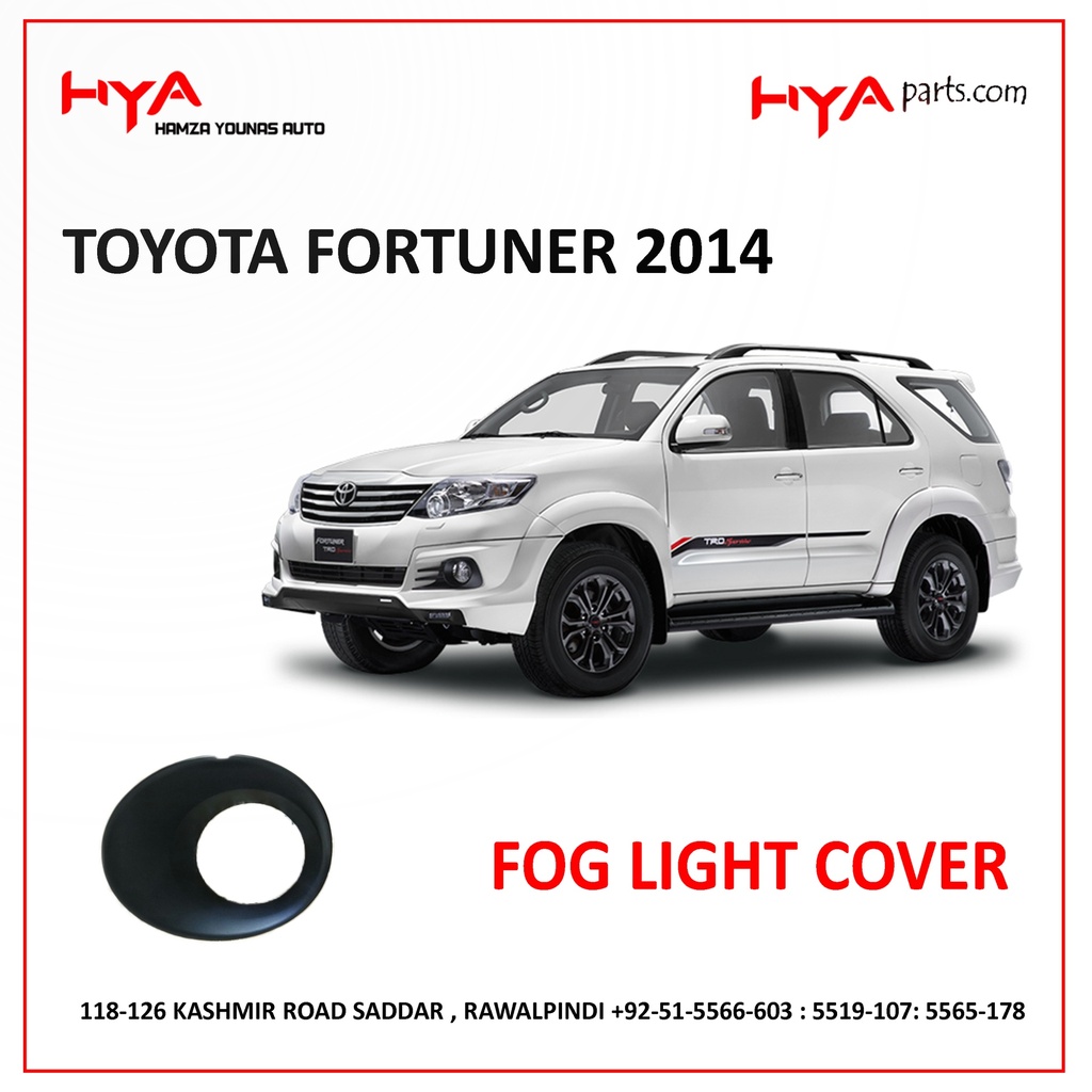 FOG LIGHT COVER, DOWN SPOILER FORTUNER 2014 RH