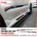 PZ046-0KB15-TM [TRD BODY STICKER FORTUNER 2012 - 2016]