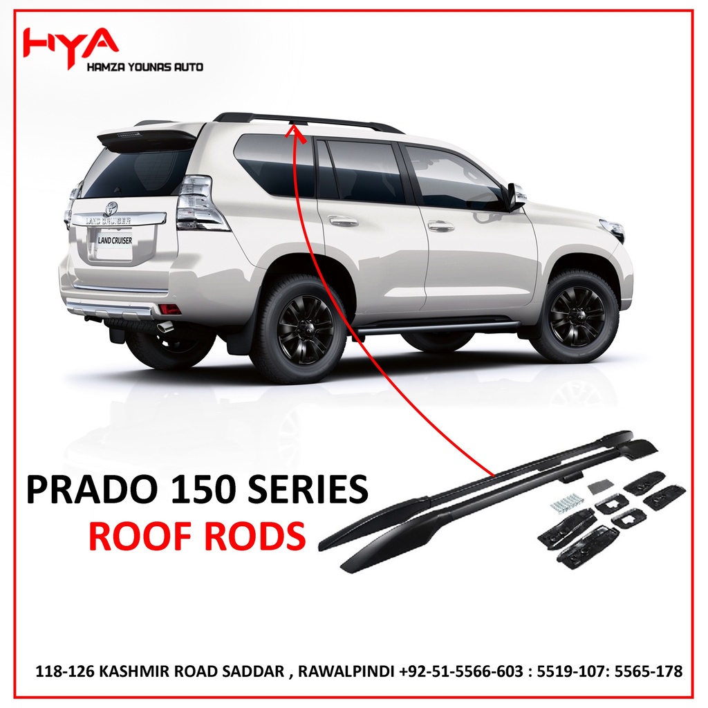 RR FJ 150-CH B [ROOF ROD PRADO 150 SERIES BLACK CHINA]