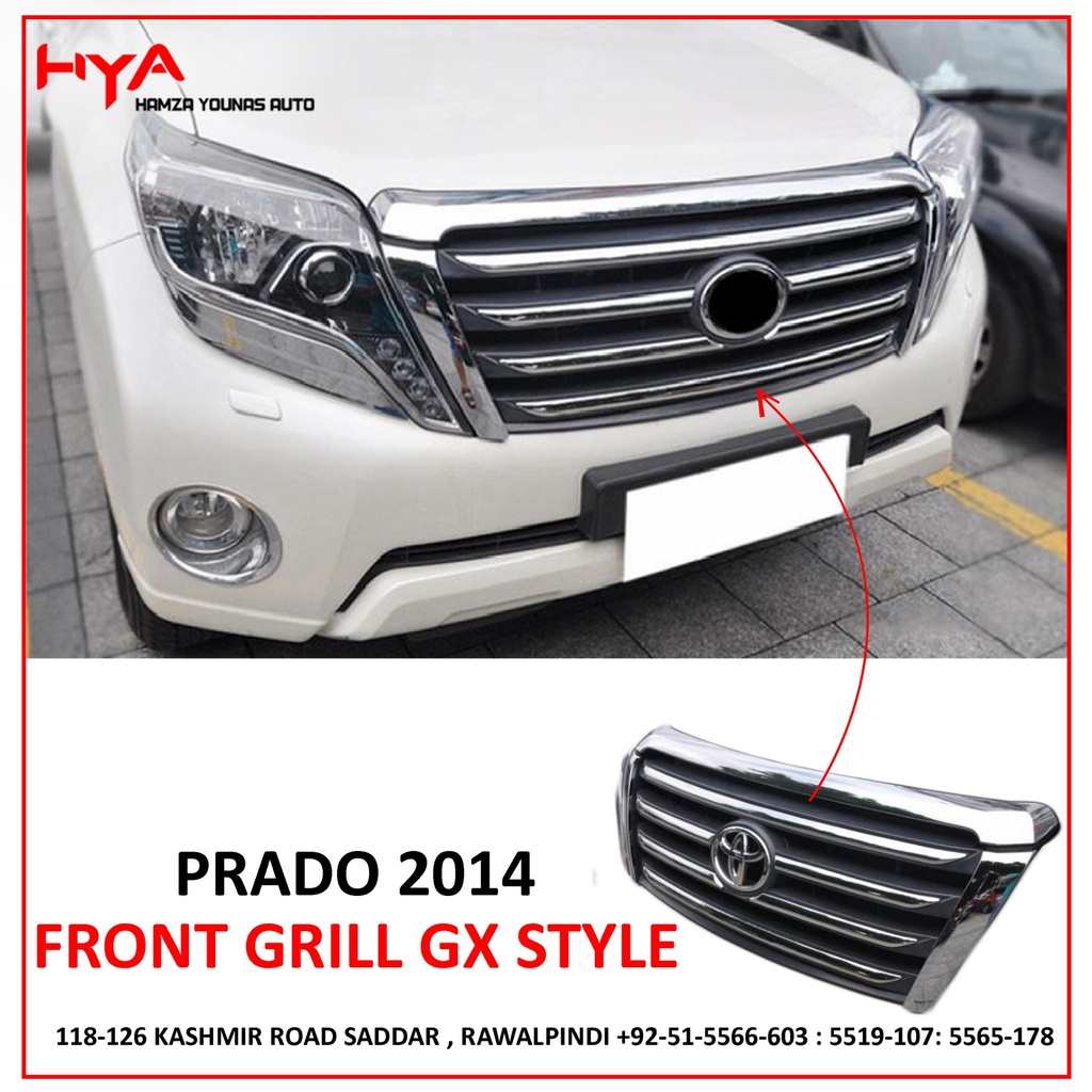 TYG-FJ-150-14-GX-CH [FRONT GRILL PRADO 2014 GX STYLE]