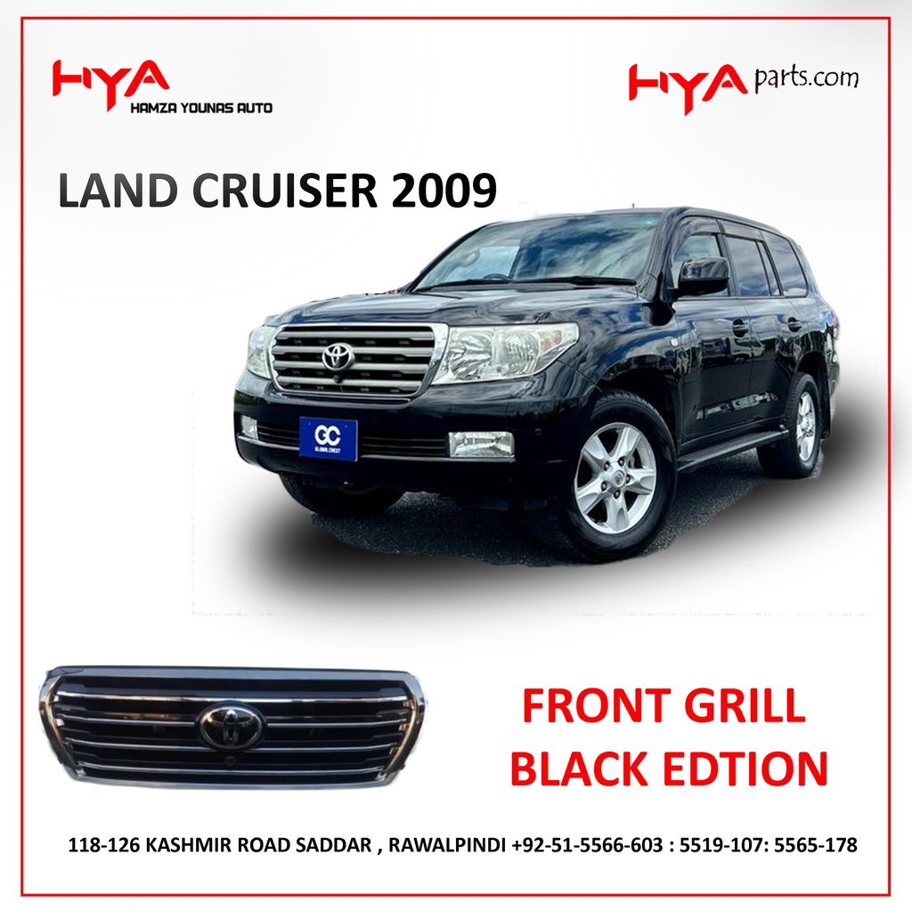 FRONT GRILL LAND CRUISER 2009 BLACK EDTION