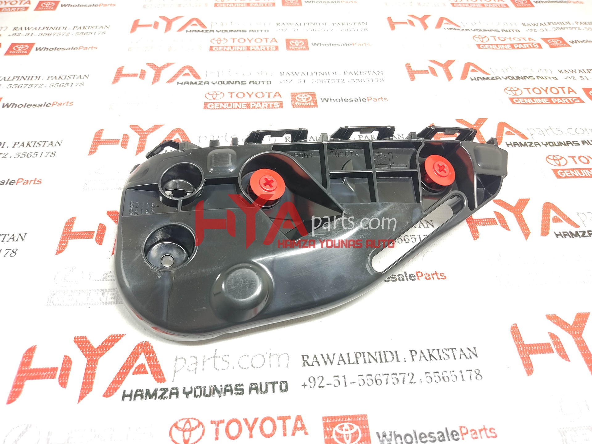 [52116-0K180] SUPPORT, FRONT BUMPER SIDE, LH (BUMPER SPACER)