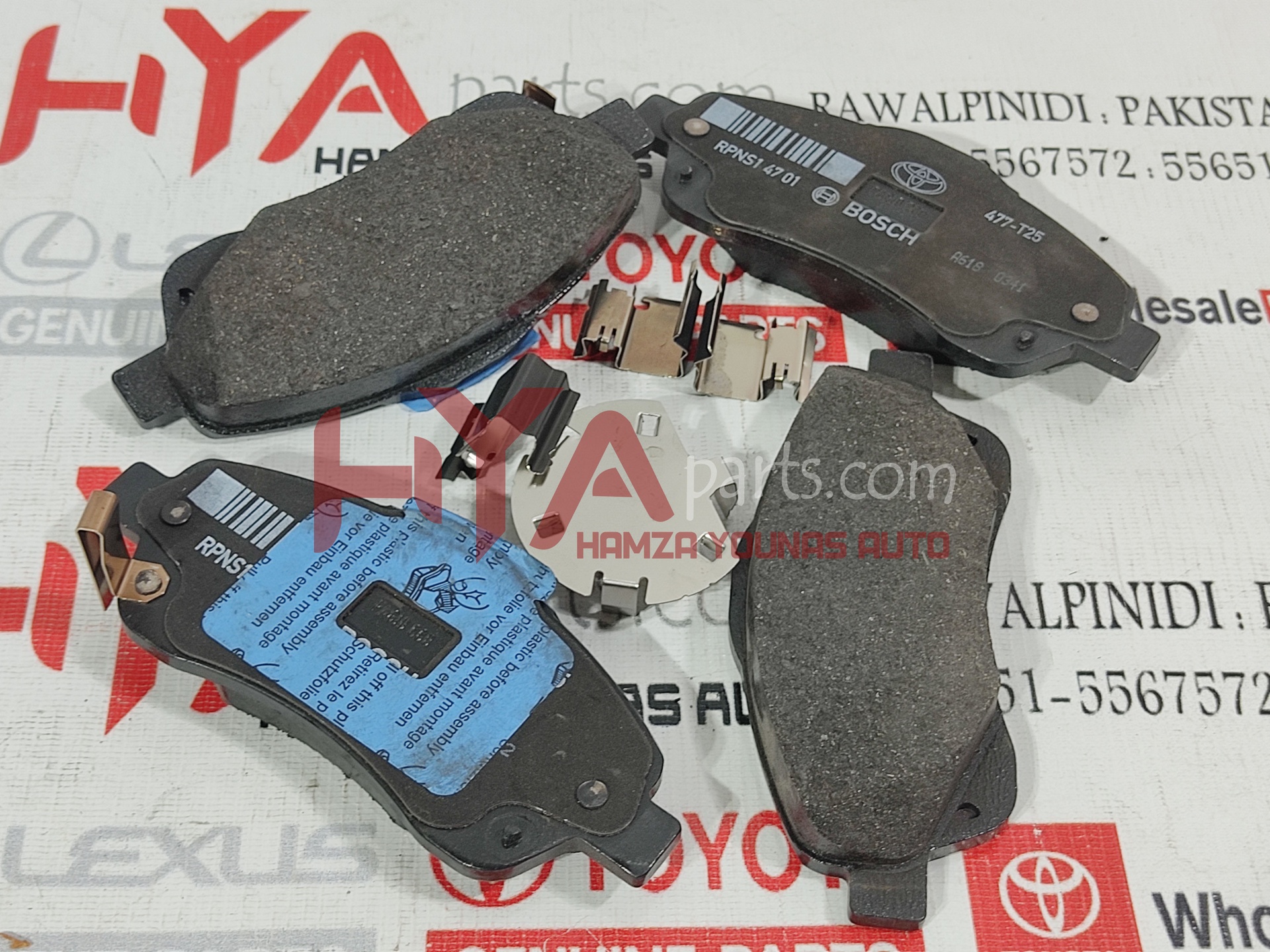 [04465-05270] PAD KIT, DISC BRAKE, FRONT