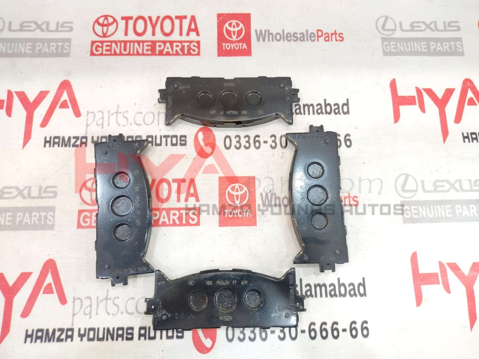 [04465-33450] PAD KIT, DISC BRAKE, FRONT
