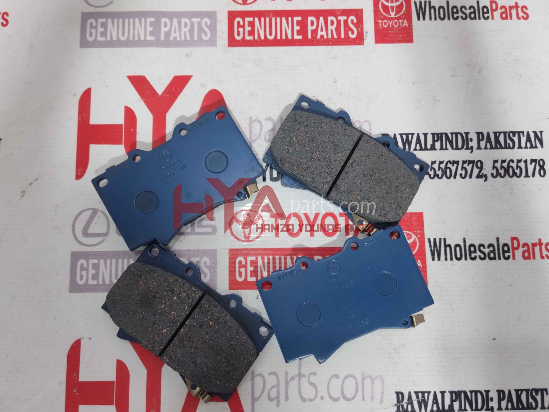 [04465-60230] PAD KIT, DISC BRAKE, FRONT