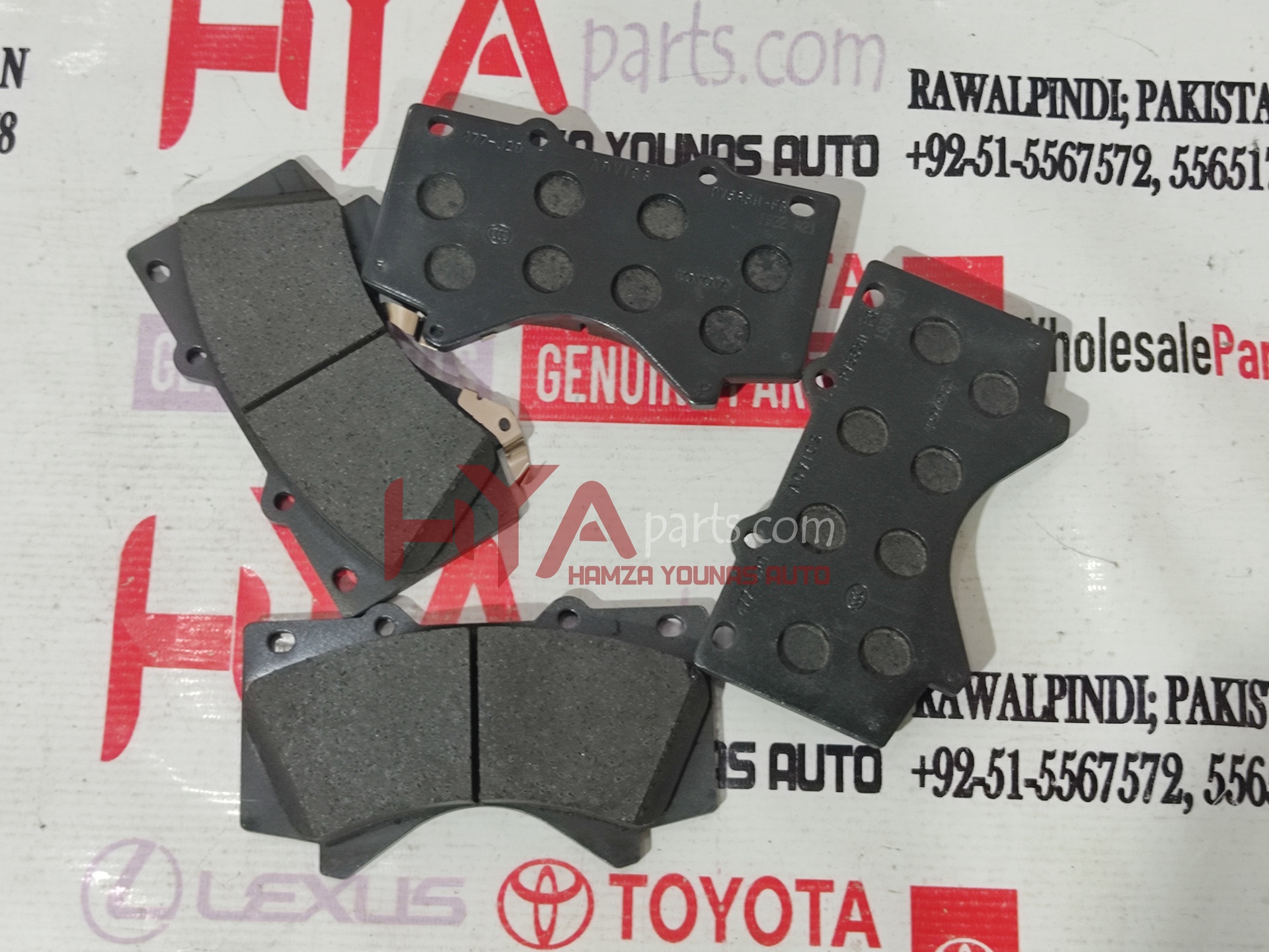 [04465-60280] PAD KIT, DISC BRAKE, FRONT