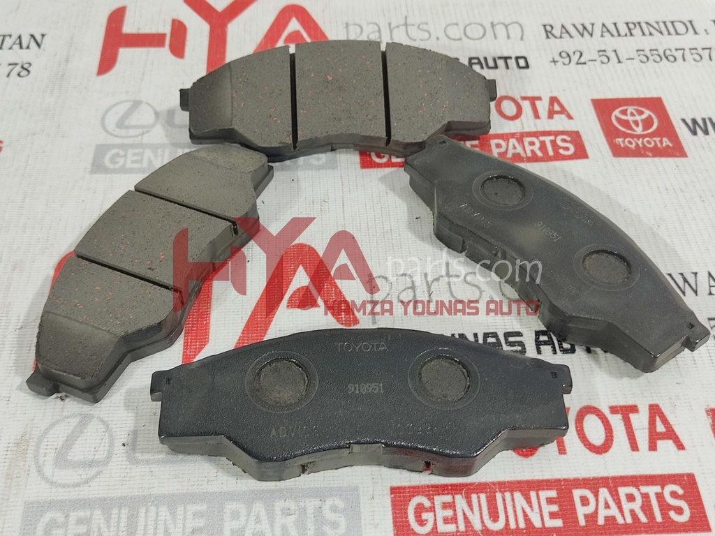 PAD KIT, DISC BRAKE, FRONT (MVP PRODUCT)