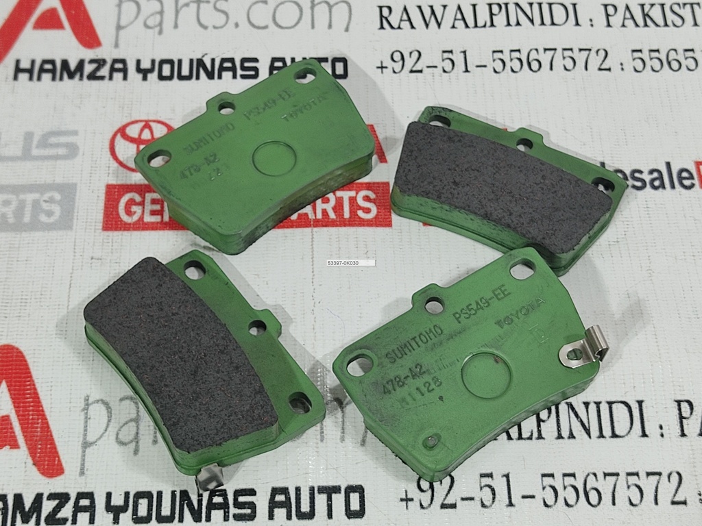 PAD KIT, DISC BRAKE, REAR