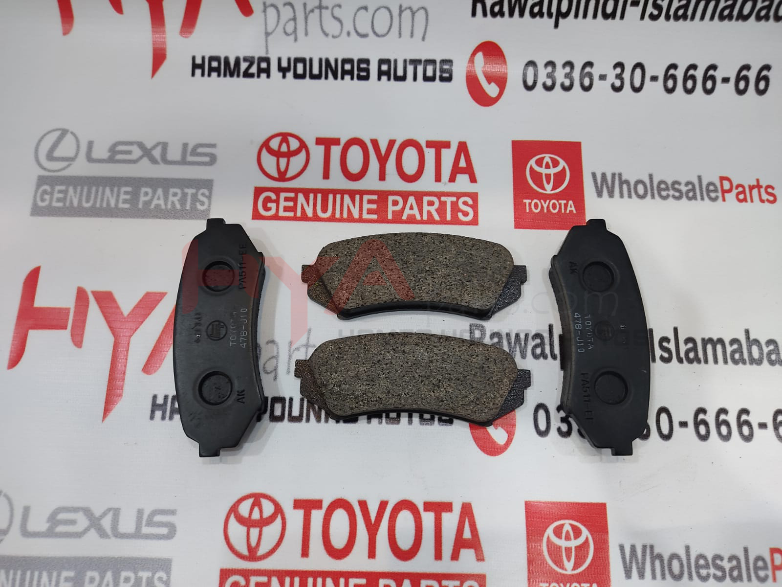 [04466-60070] PAD KIT, DISC BRAKE, REAR