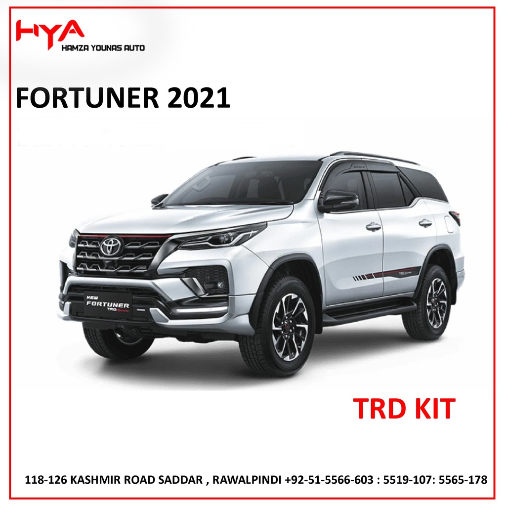 FRONT BUMPER EXTENSION FORTUNER 2021 TRD STYLE