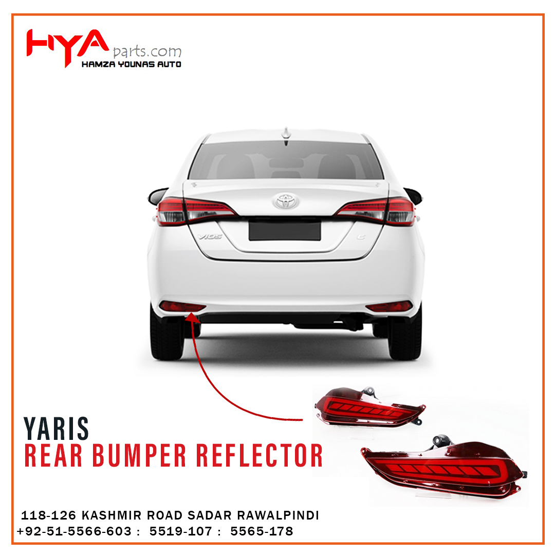 [RBR YARIS 2021] REAR BUMPER REFLECTOR YARIS 2021 (LED TYPE)
