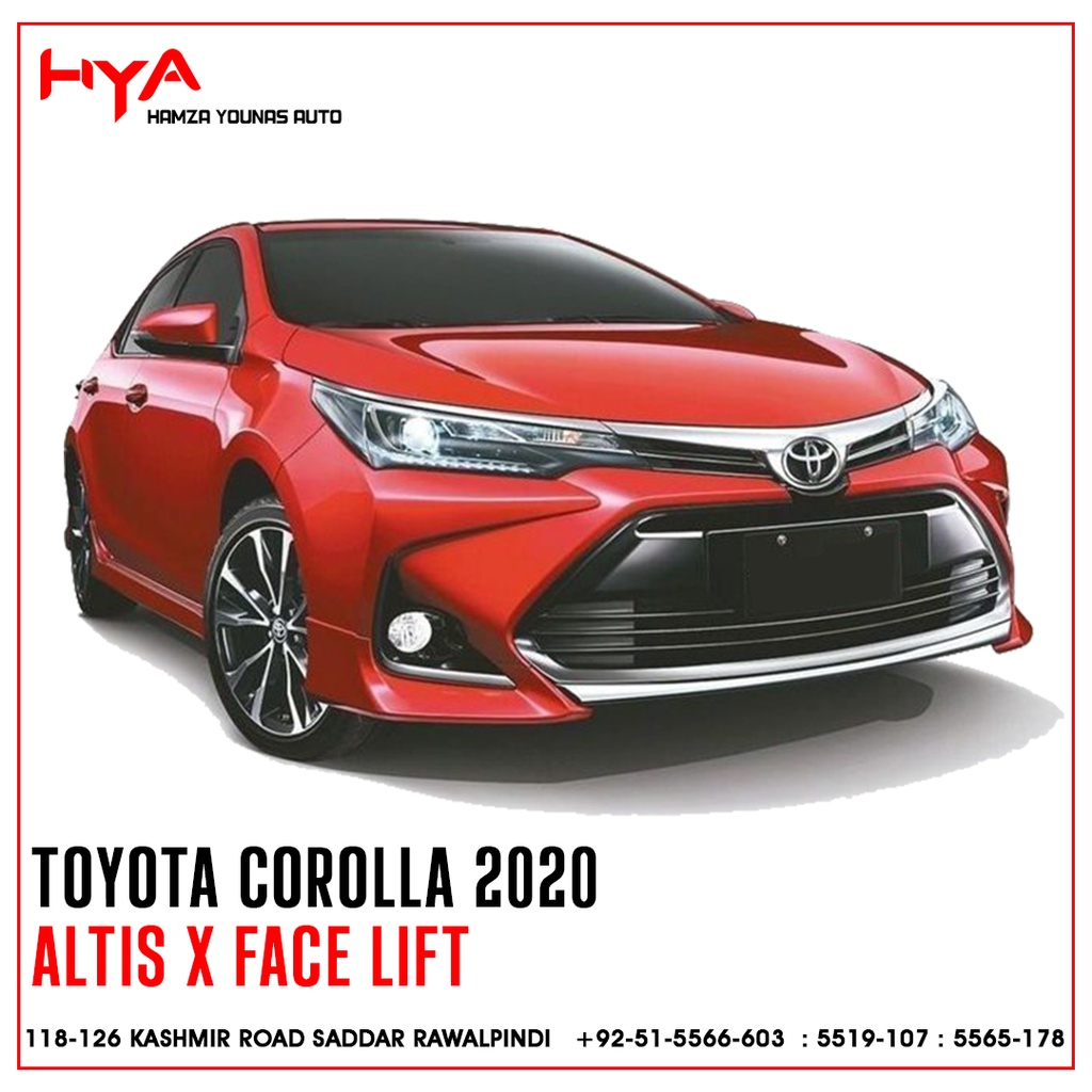 FACE LIFT ALTIS X (2018 TO 2021) TOYOTA GENUINE