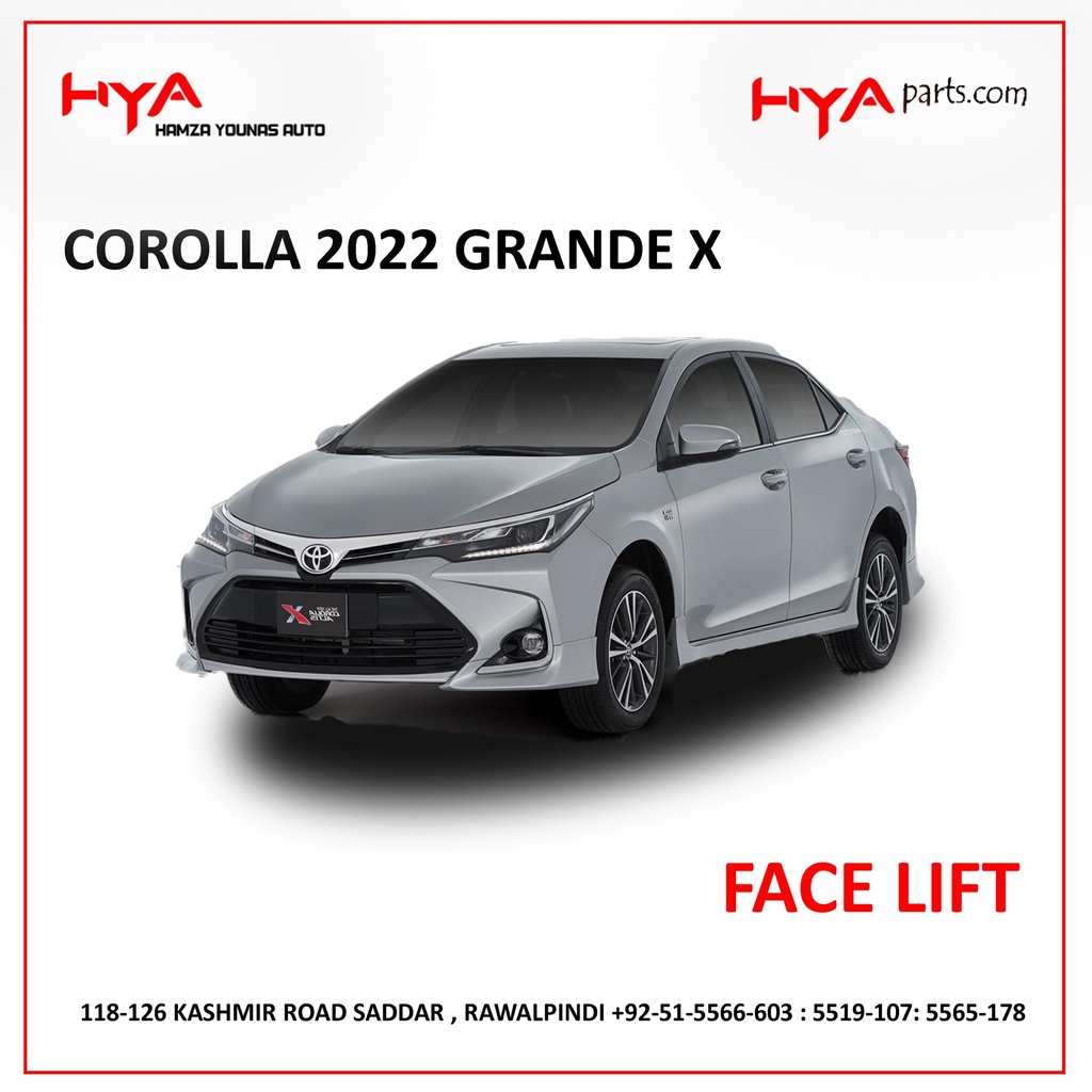 FACE LIFT COROLLA 2022 GRANDE X TOYOTA GENUINE