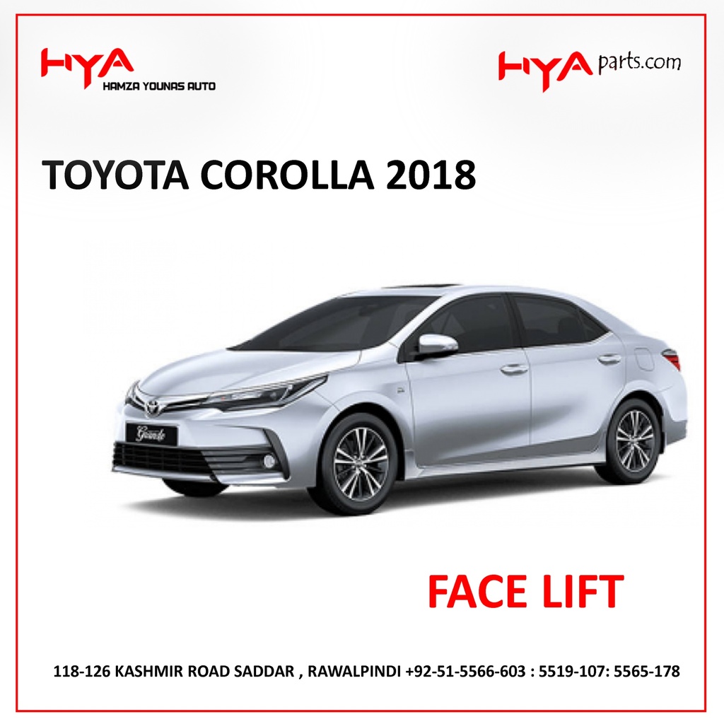 FACE LIFT COROLLA 2014 IN TO 2018 GRANDE TAIWAN