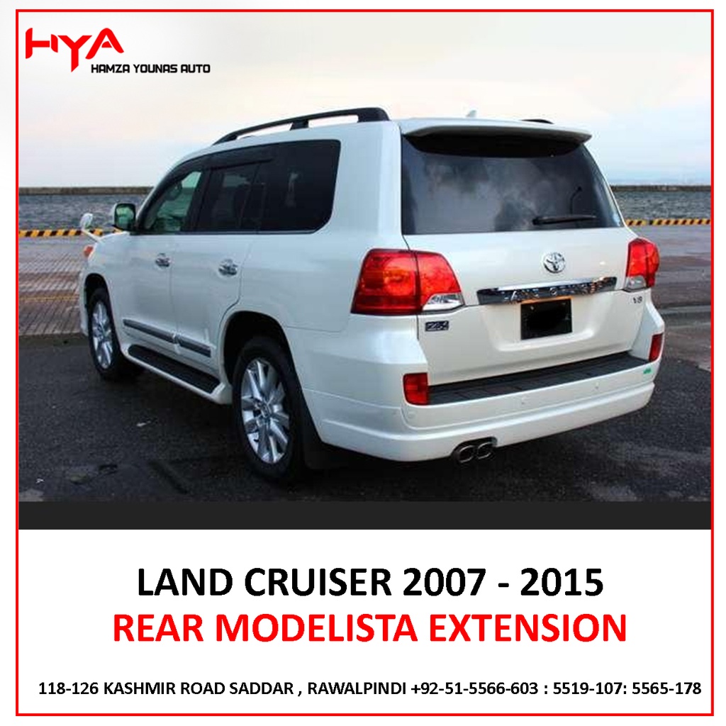 REAR BUMPER EXTENSION LAND CRUISER 2007 - 2015 MODELISTA