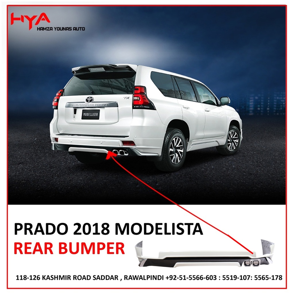 REAR BUMPER EXTENSION 2018 MODELISTA 
