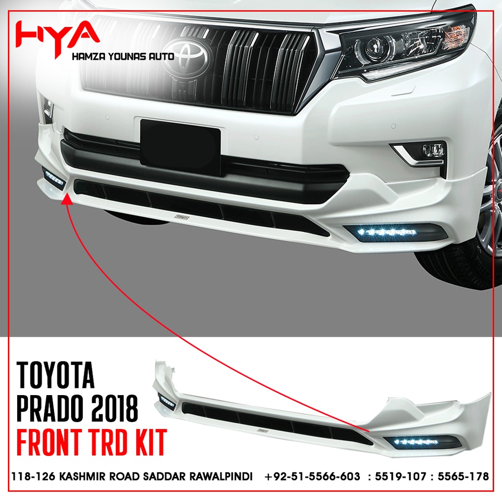 FRONT BUMPER EXTENSION PRADO 2018 TRD 