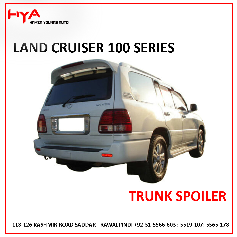 REAR TRUNK SPOILER LAND CRUISER 100 SERIES