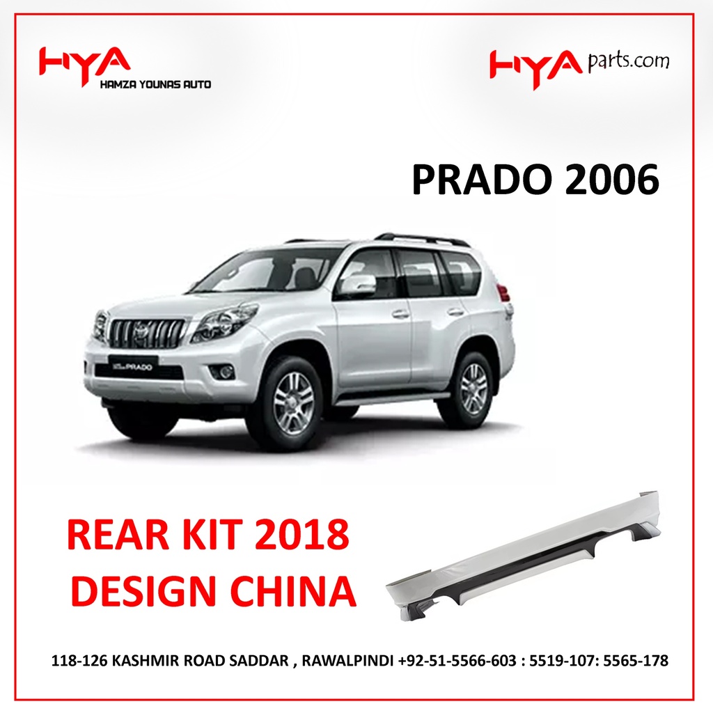 PRADO 2006 REAR KIT 2018 SILVER DESIGN