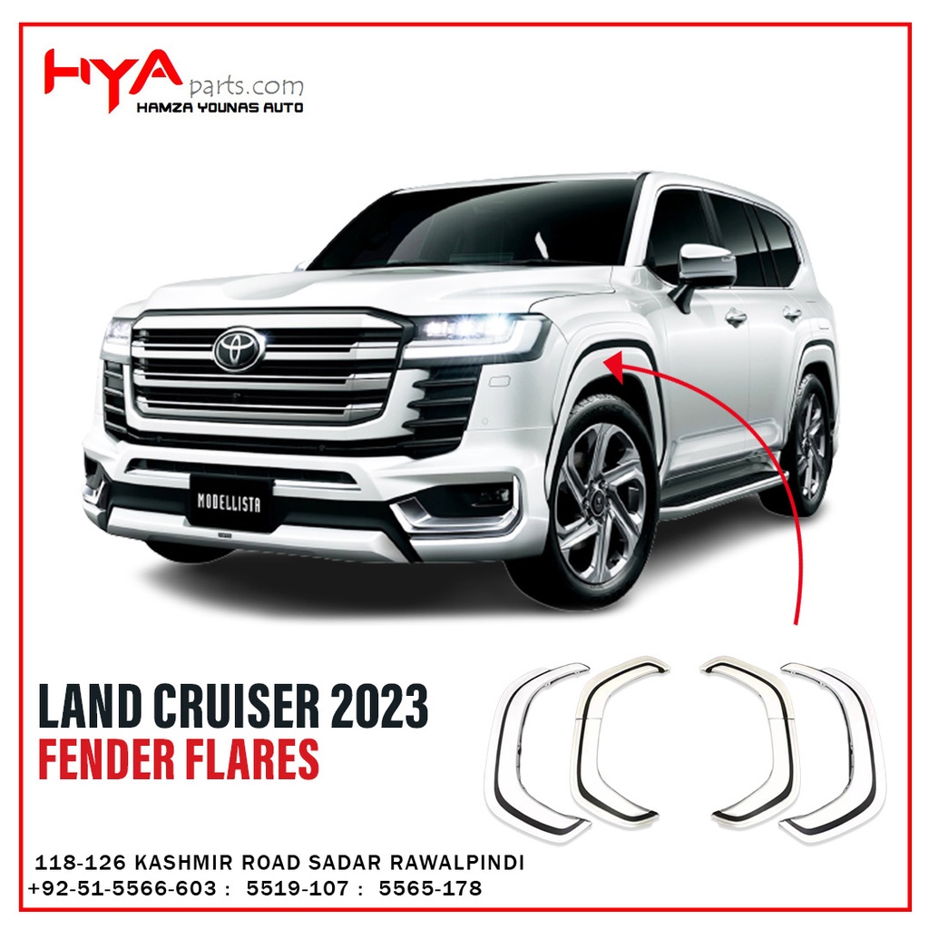 FENDER FLARES LAND CRUISER 2023