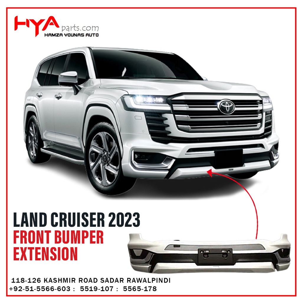 FRONT BUMPER EXTENSION LAND CRUISER 2023 MODELISTA