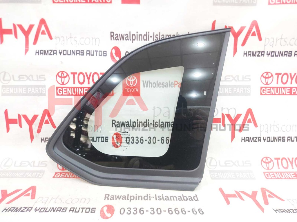 WINDOW ASSY, QUARTER, RH