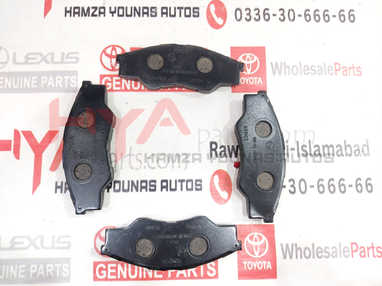 [04465-YZZT9] PAD KIT, DISC BRK FR, ECE-R90 (OLD-YZZQ6