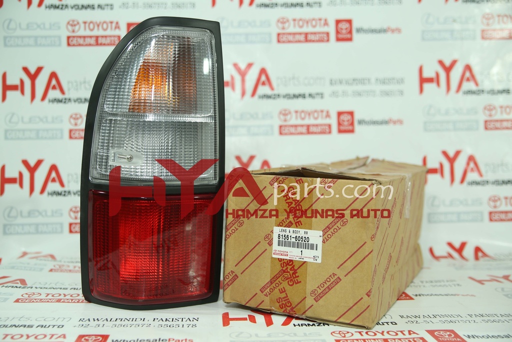 LENS &amp; BODY, REAR COMBINATION LAMP, LH (BACK LIGHT)