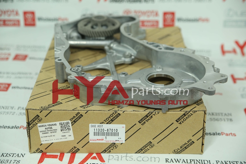 COVER ASSY, TIMING CHAIN (OIL PUMP PLATE)