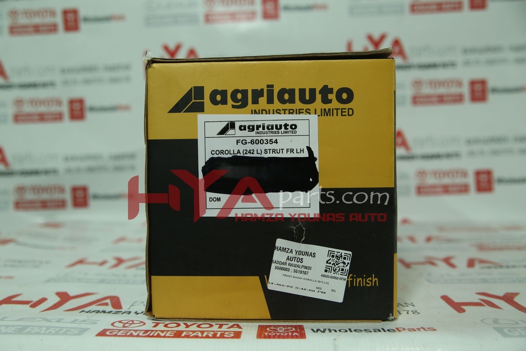 ABSORBER ASSY, SHOCK, FRONT LH