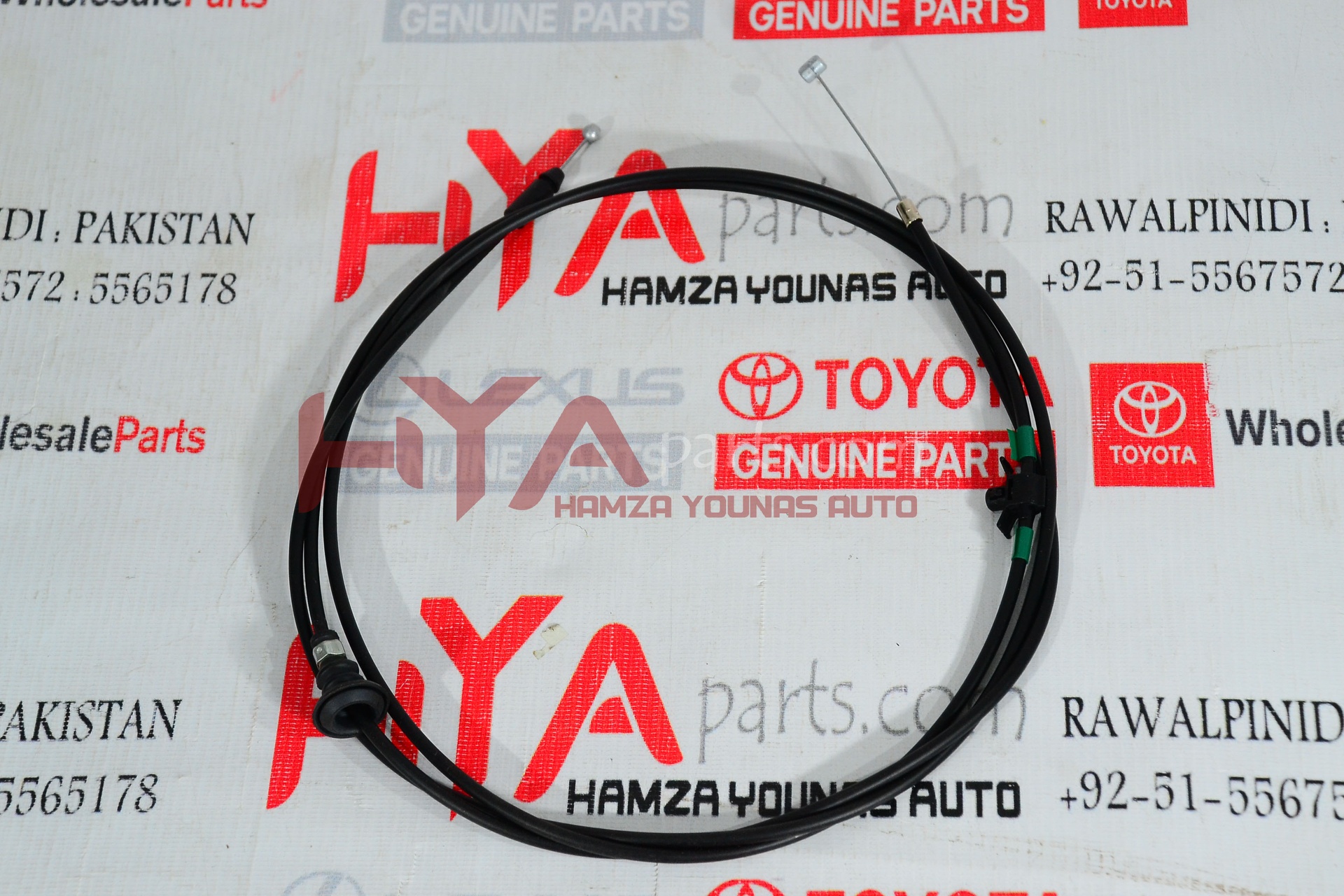 [53630-33170] CABLE ASSY, HOOD LOCK CONTROL