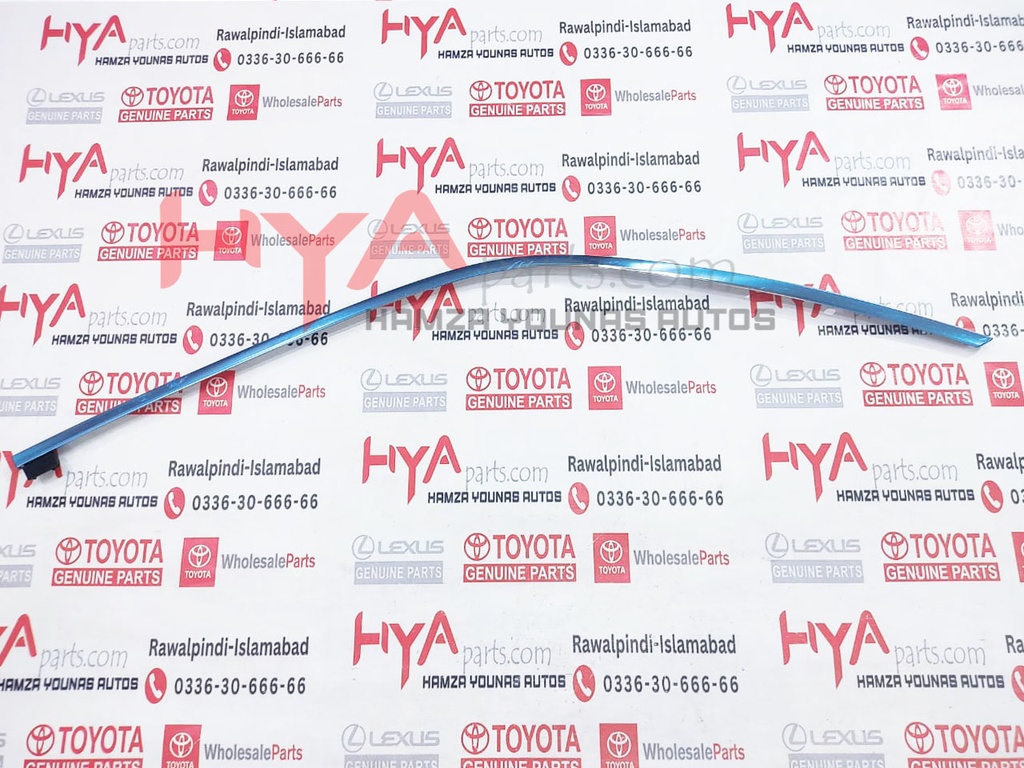 MOULDING, FRONT DOOR WINDOW FRAME, UPPER RH