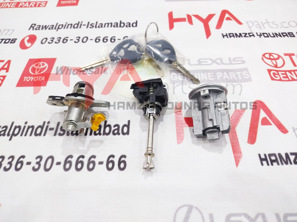 CYLINDER SET, LOCK W/TRANSMITTER HOUSING(LESS MODULE)