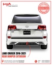 REAR BUMPER EXTENSION LAND CRUISER 2020 (LONG CHROME) BLACK