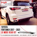 REAR BUMPER KIT FORTUNER 2017 LX MODE