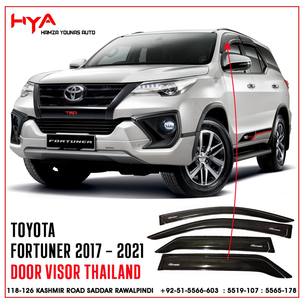 DV-FORTUNER-17-TH [DOOR VISOR FORTUNER 2017 - 2021 THAILAND]