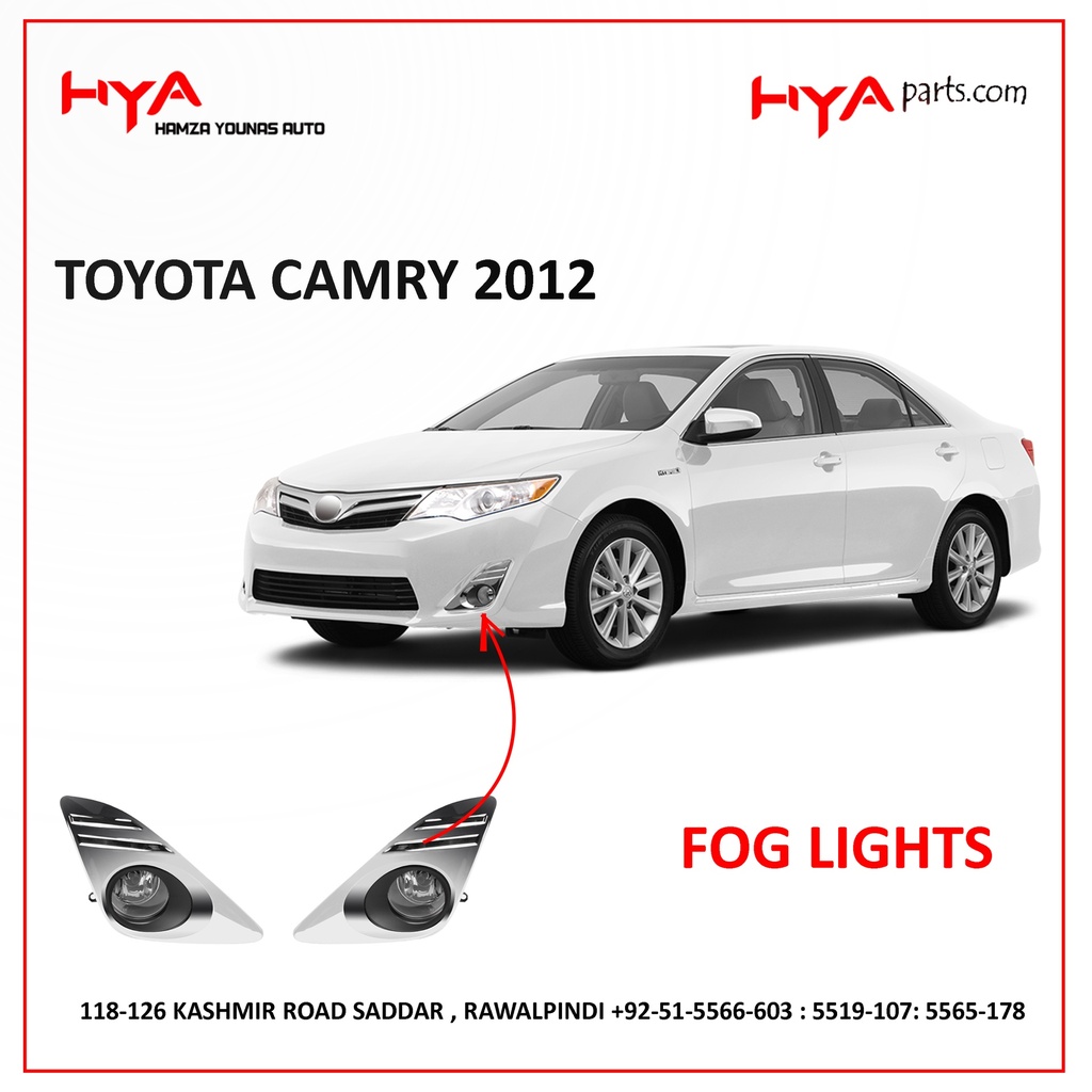 FOG LIGHT SET  CAMRY 2012 CHINA