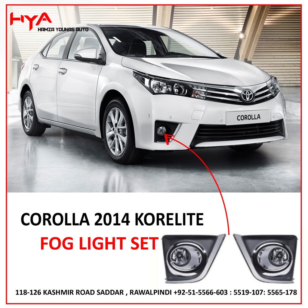 FOG LIGHT SET  COROLLA 2014 KORELITE CHINA