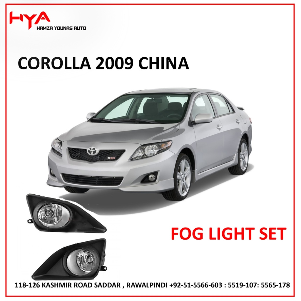 FOG LIGHT SET  COROLLA 2009 KORELITE CHINA