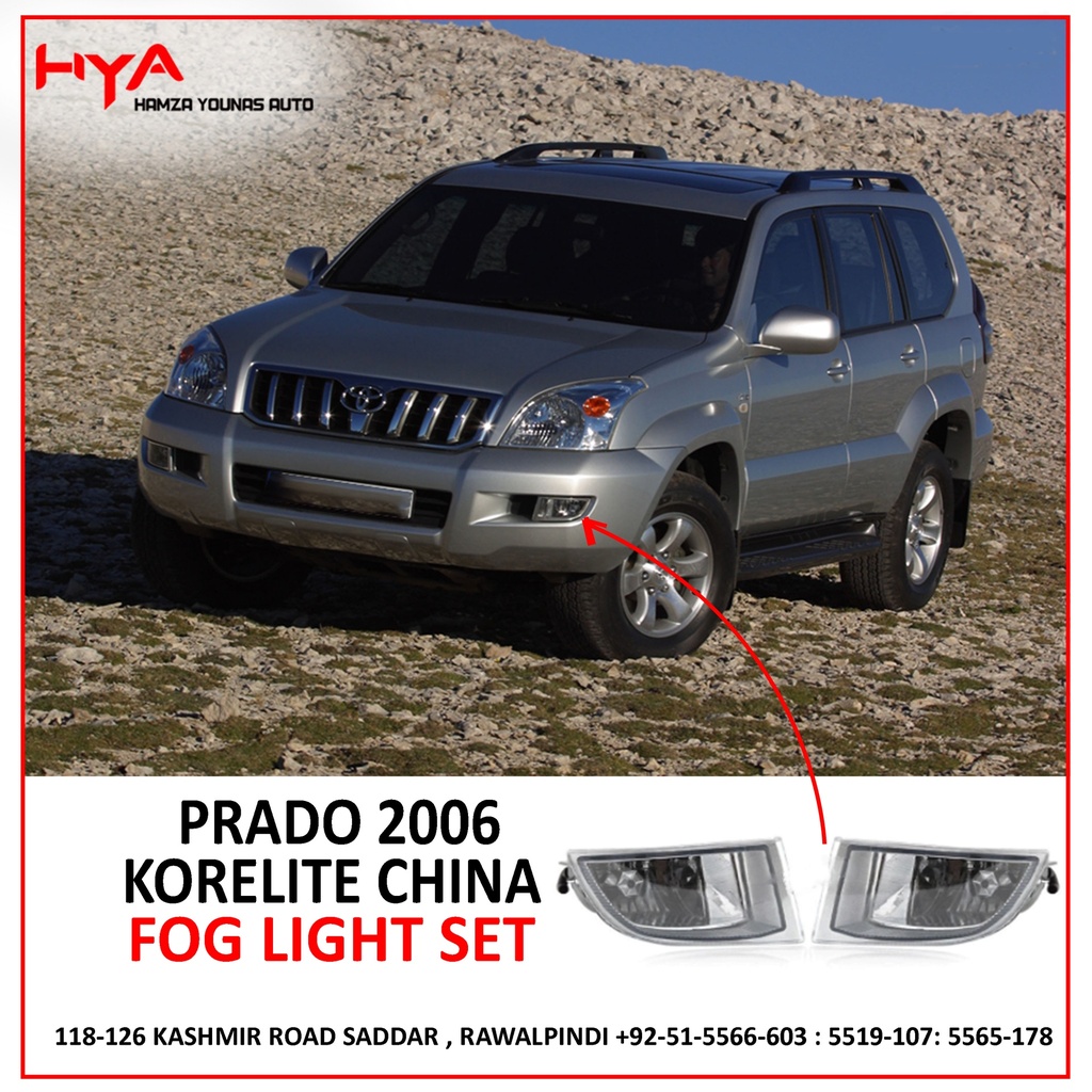 FOG LIGHT SET  PRADO 2006 KORELITE CHINA