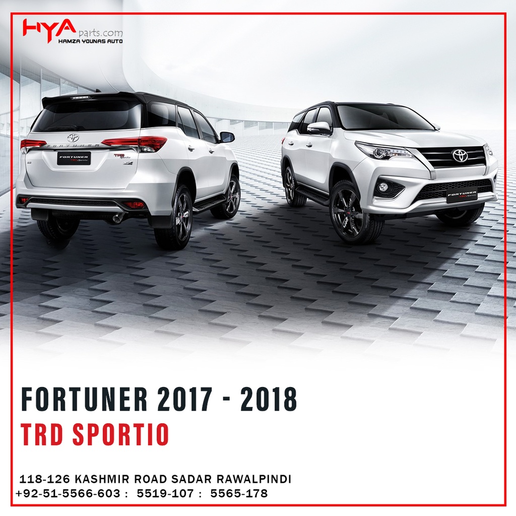 FACE LIFT FORTUNER TRD 2019